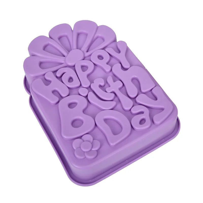 Moule Silicone Gâteau Anniversaire