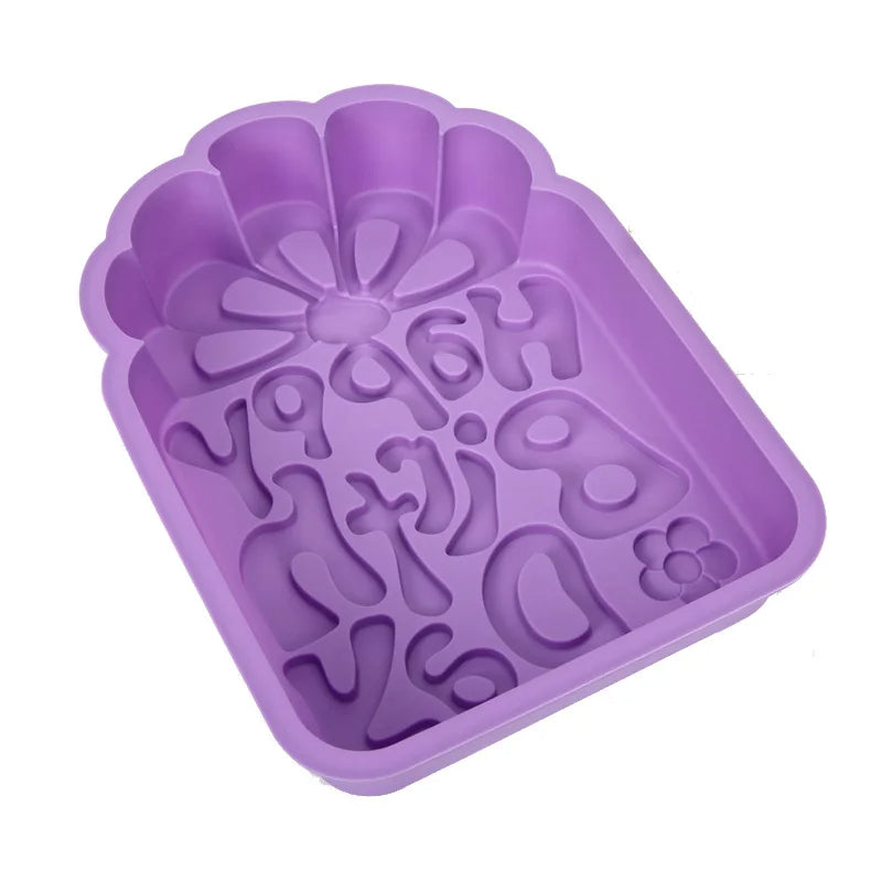 Moule Silicone Gâteau Anniversaire