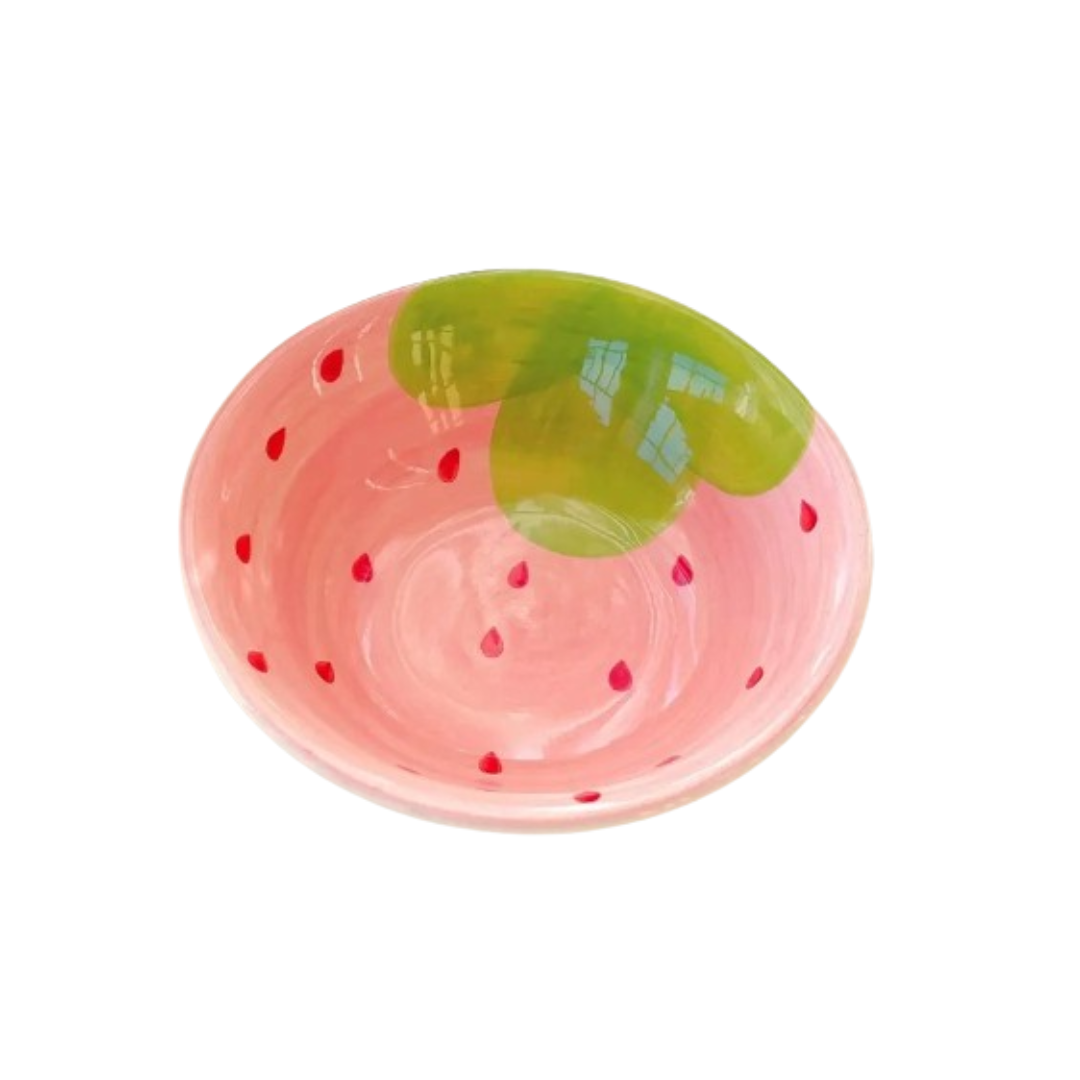 Bol motif fraise