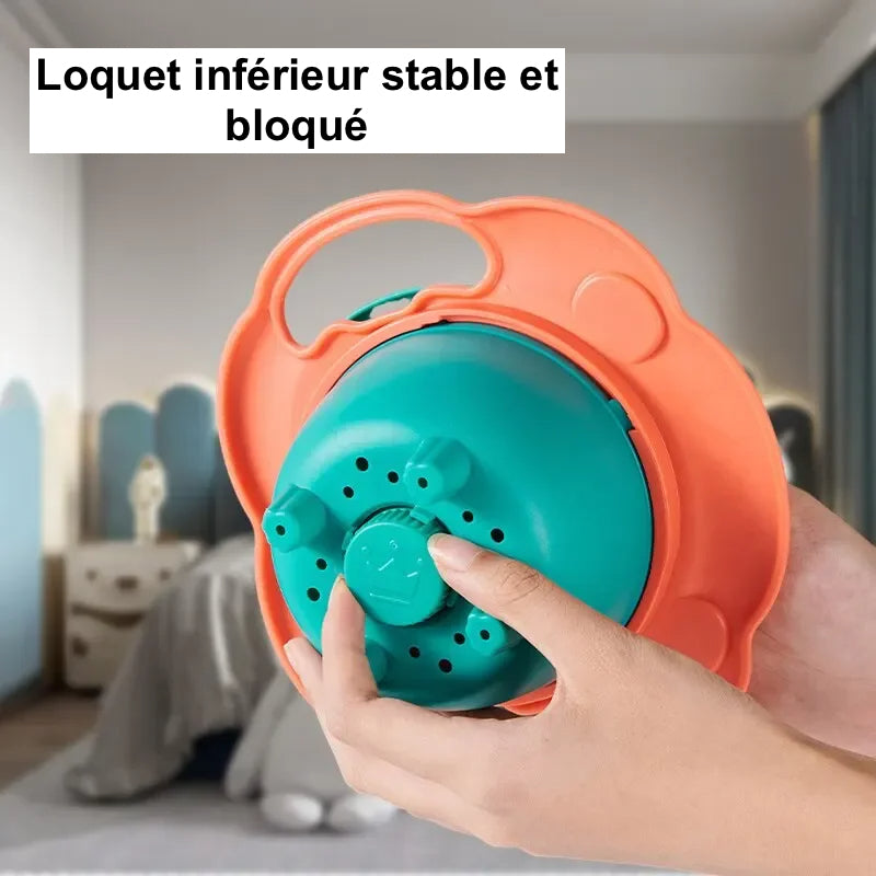 Bol pour bebe anti-debordement