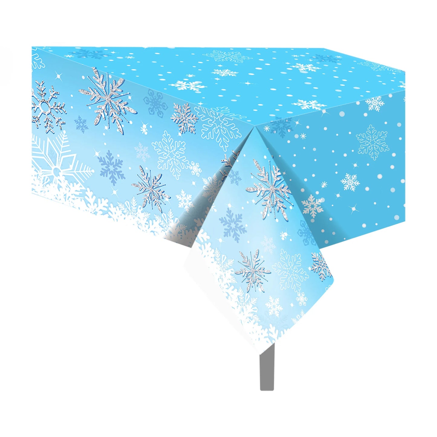 Assiette Jetable Flocons de Neige - Lot de 10