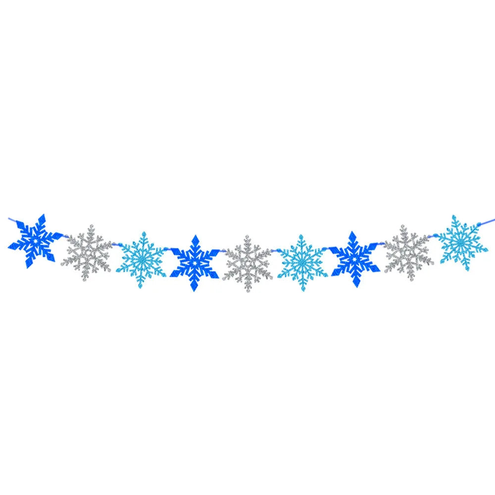 Assiette Jetable Flocons de Neige - Lot de 10