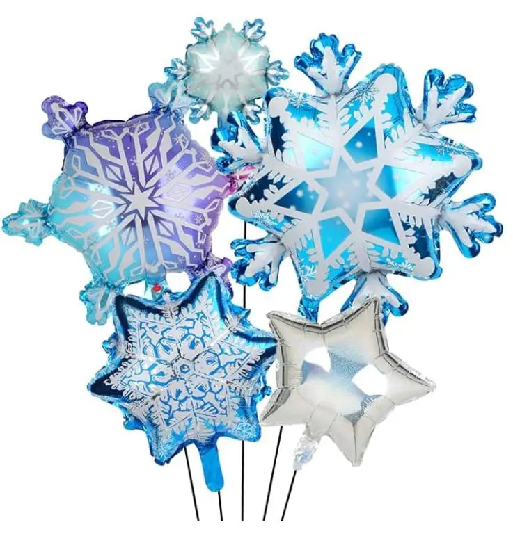 Assiette Jetable Flocons de Neige - Lot de 10