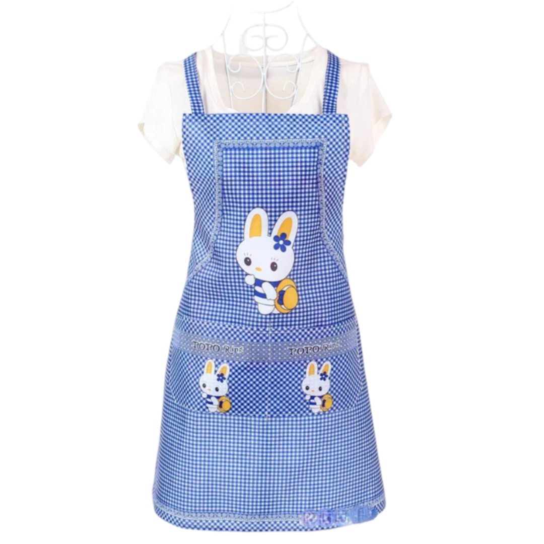 Tablier Cuisine Bleu Lapin