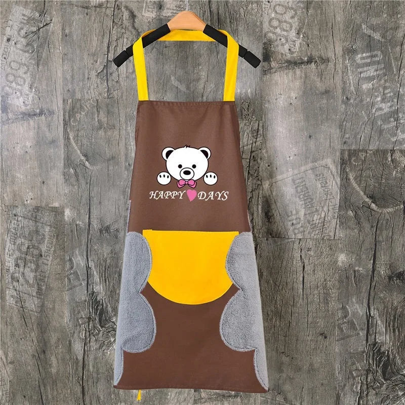 Tablier de cuisine animal ours