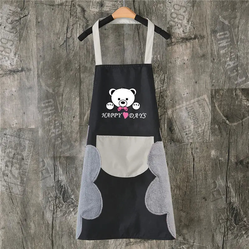 Tablier de cuisine ours en coton