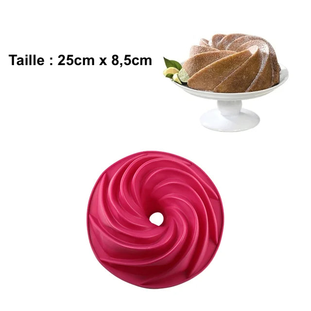 Moule Silicone Gâteau Spirale