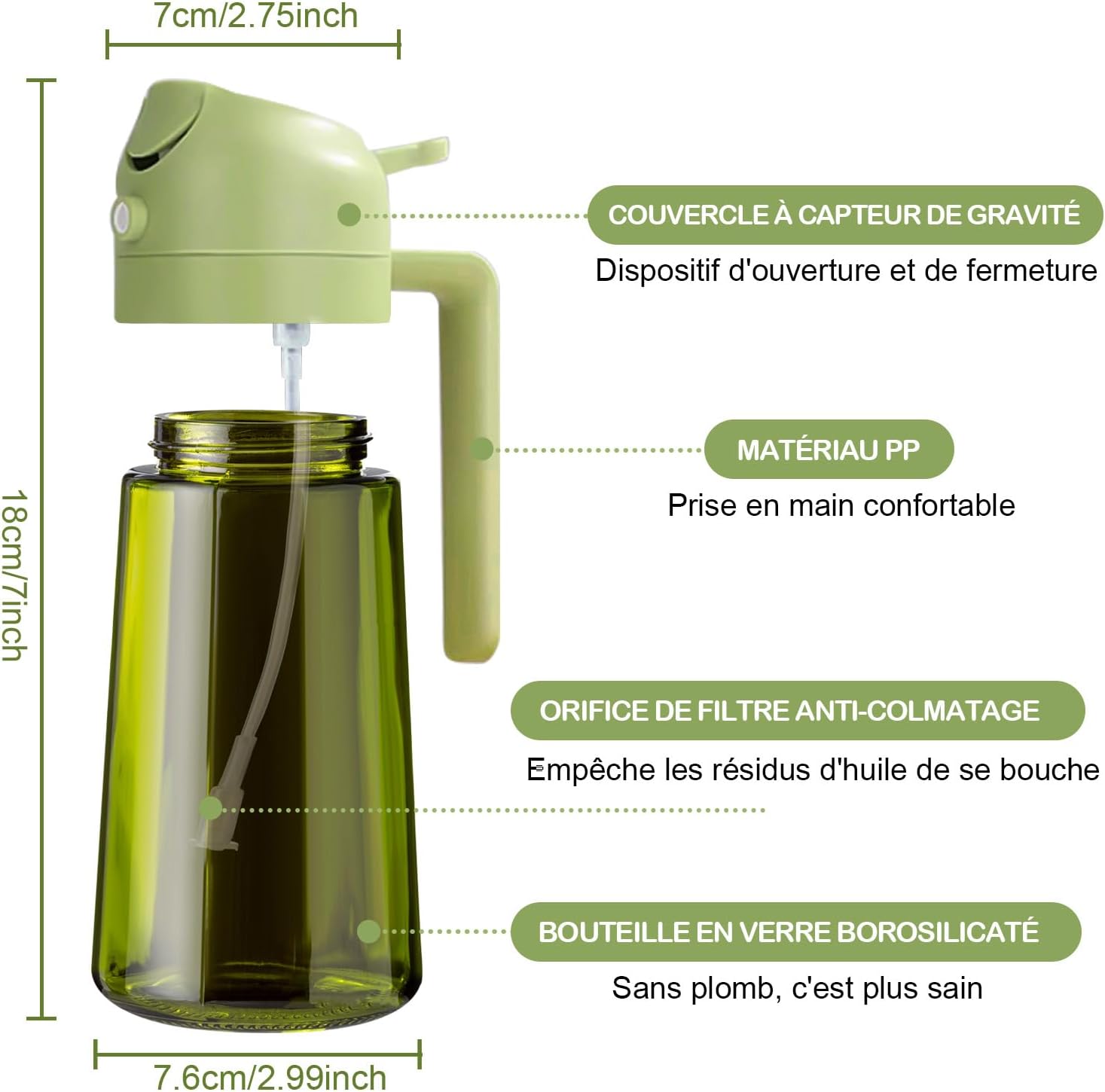 Distributeur Huile Cuisine