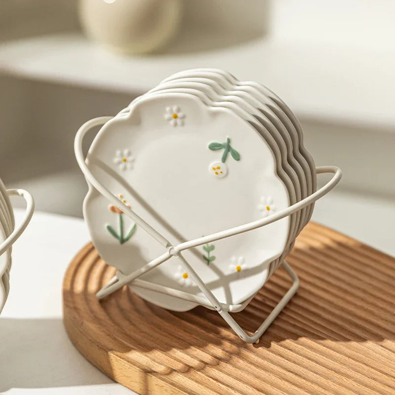 Petite Assiette en Céramique - Lot de 6