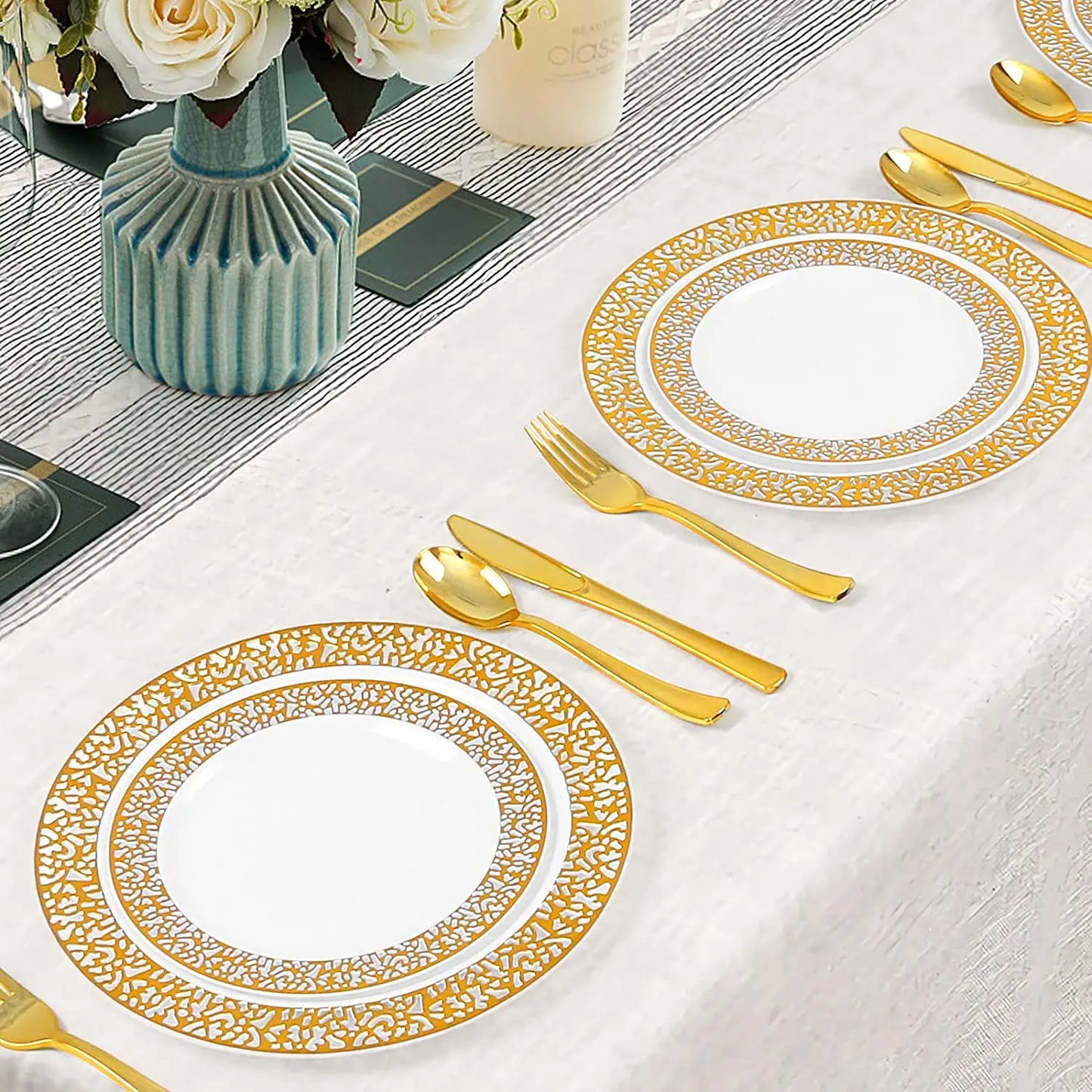 Assiette Dessert en Plastique - Lot