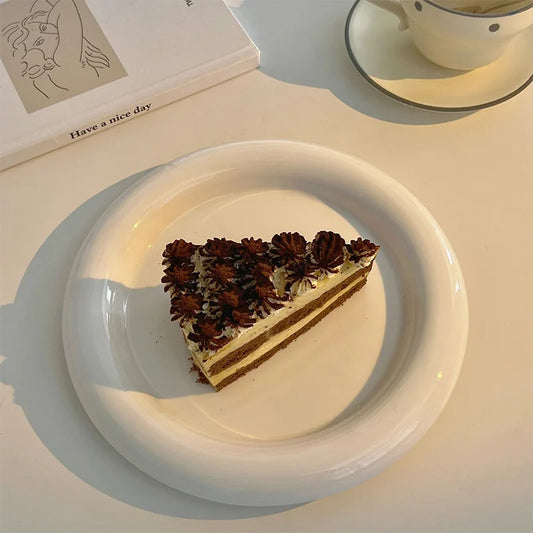 Assiette Porcelaine Blanche Originale