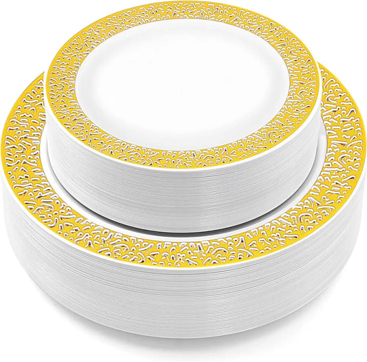 Assiette Dessert en Plastique - Lot