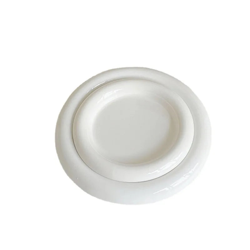 Assiette Porcelaine Blanche Originale