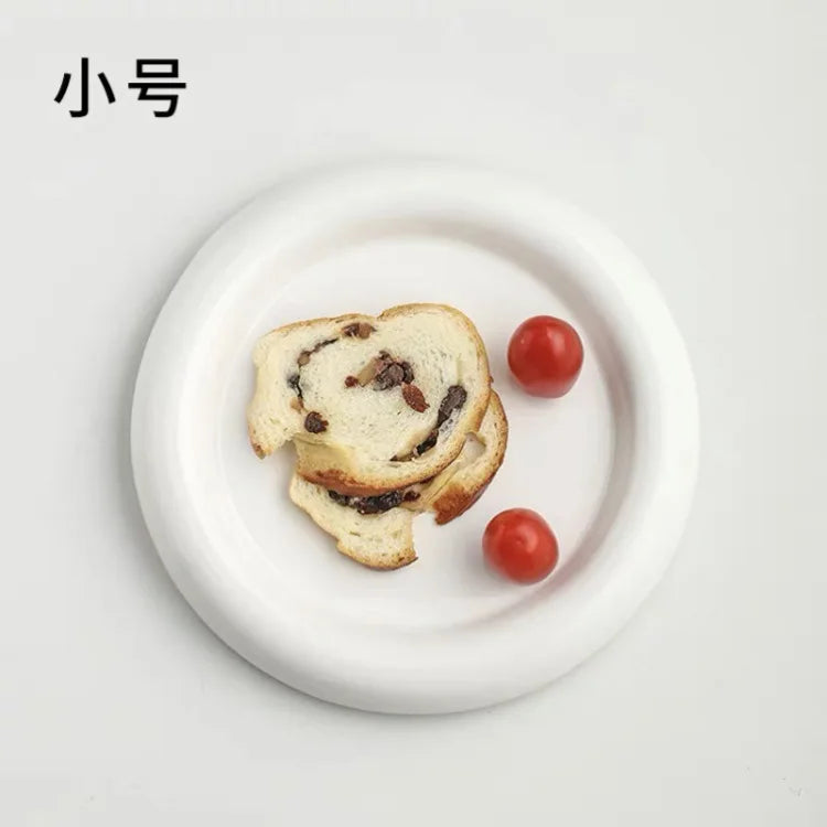 Assiette Porcelaine Blanche Originale