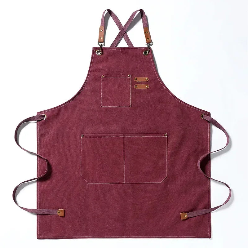 Tablier cuisine Professionnel Rouge