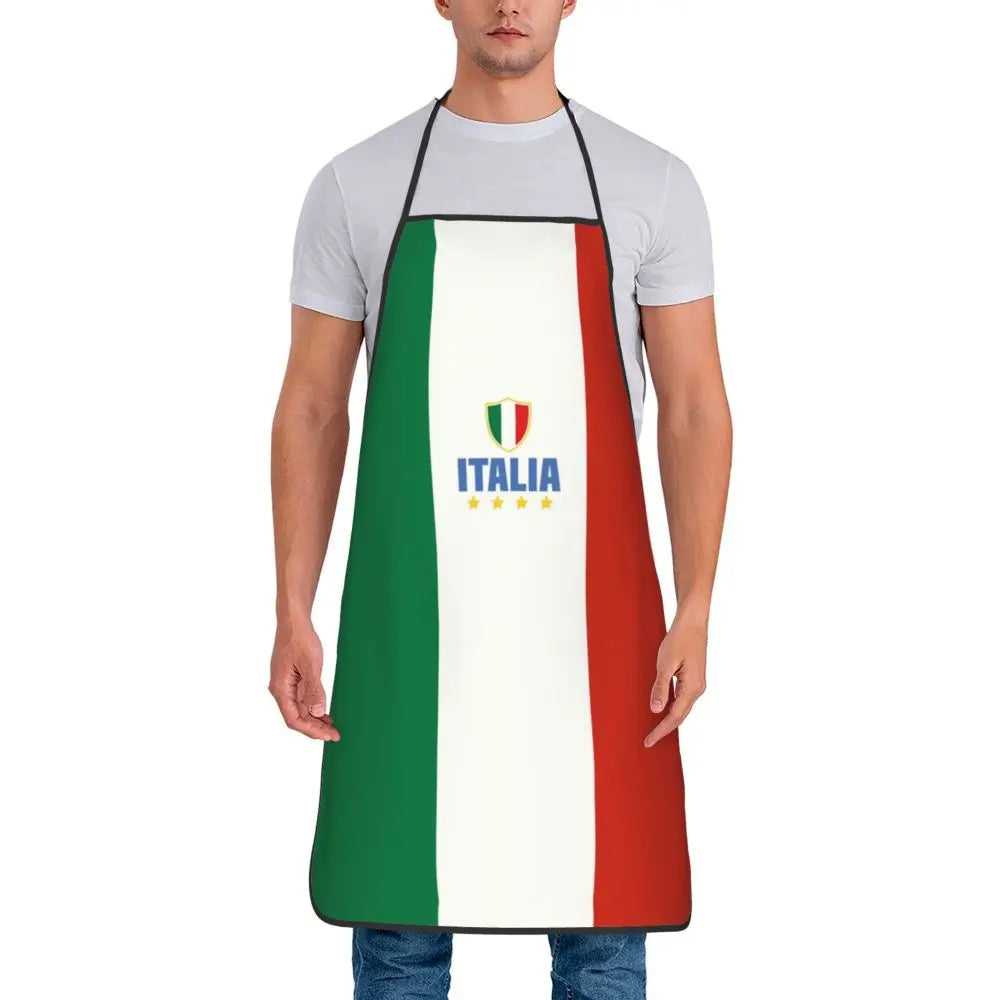 Tablier de cuisine avec drapeau italien