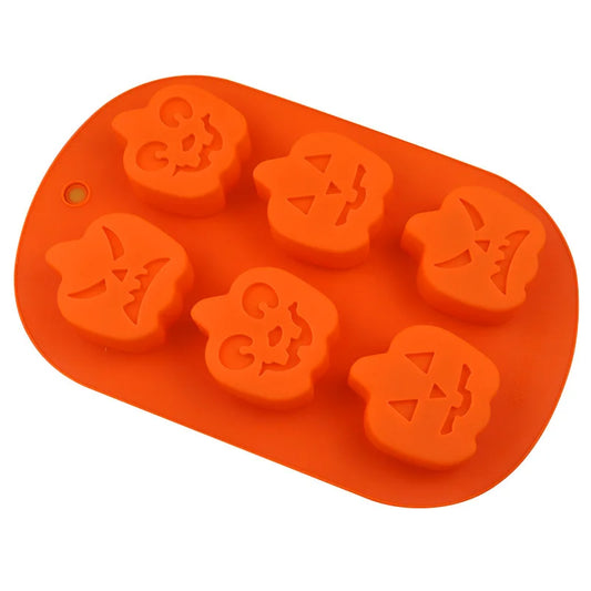 Moule Silicone 6 Mini Gâteaux Citrouille