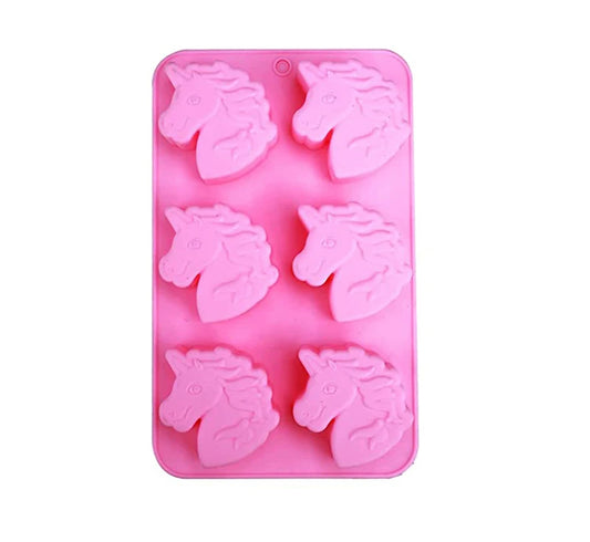 Moule Silicone 6 Mini Gâteau Licorne